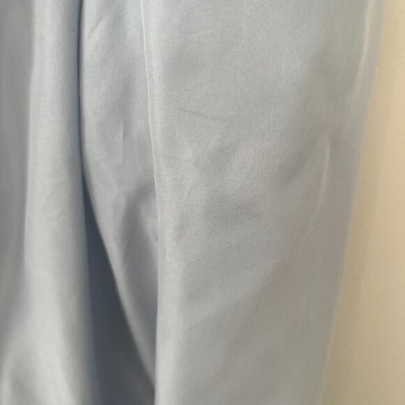 Isabel Marant Etiole Size 2 100% silk button down pale blue top - Picture 5 of 5